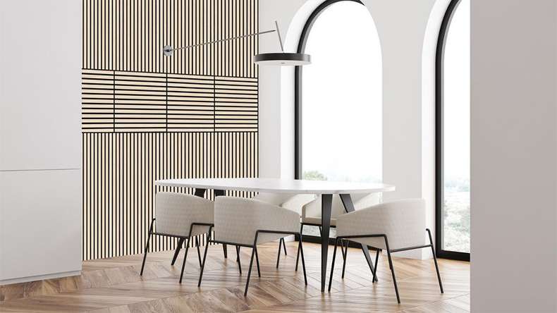 planeo Panneau acoustique - MixWall Timber Solid Althea Oak 52 x 104 cm | Placage en bois véritable (PLMW-10411A)