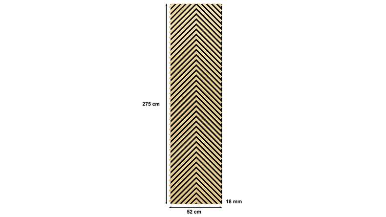 Pannelli acustici Skaben SilentWall - A spina di pesce New Light - 275 x 52 cm