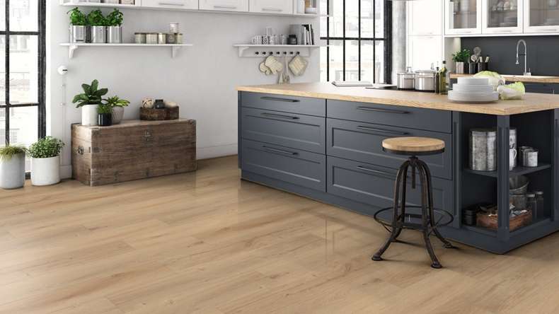 planeo Klick Vinyl Rigid - Eiche Saanen ultramatt | Trittschalldämmung integr. (MF-10004)
