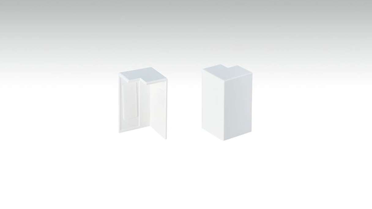 Angoli esterni autoadesivi per battiscopa F100201M Modern White 18 x 50 mm - 2pz. (9062272001)