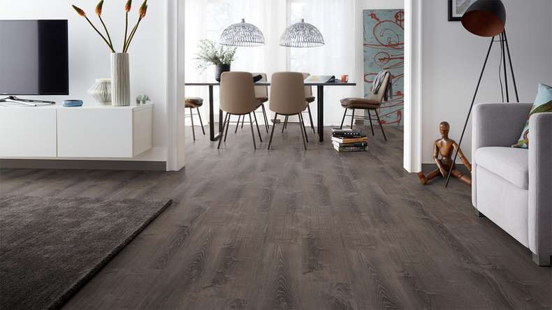 Skaben Vinile ad incastro - ProfiKlick Grigio rovere fumé | goffratura sincrona (SP-6200195)