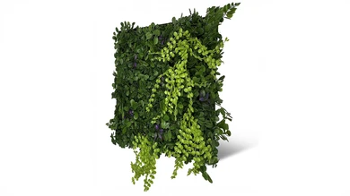 planeo Akustikpaneel - MixWall Leaf Mood Cascade Mixed Flora 52 x 52 cm | Kunstpflanze (PLMW-10121A)