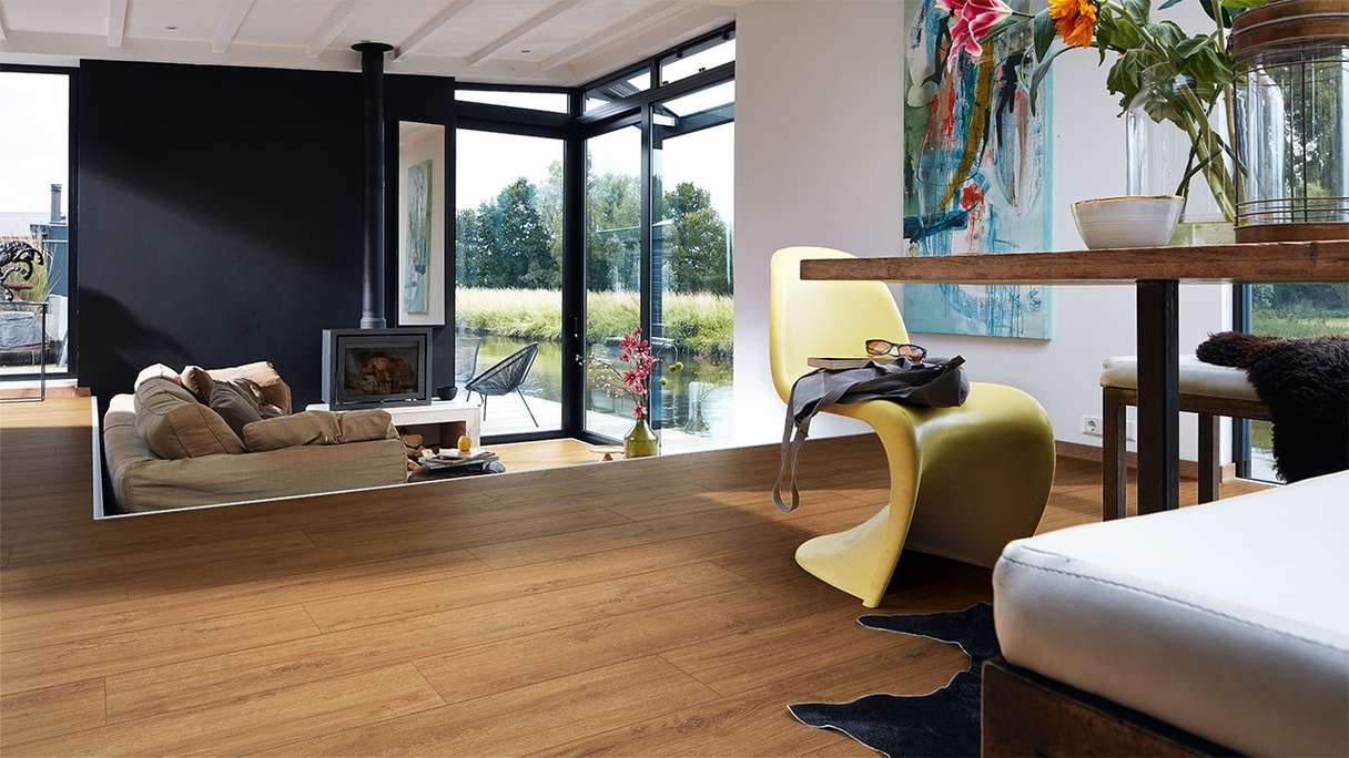 Sol design MEISTER MeisterDesign. next DD 500 S - 06999 Golden Oak | Isolation phonique intégrée (400054-1287220-06999)