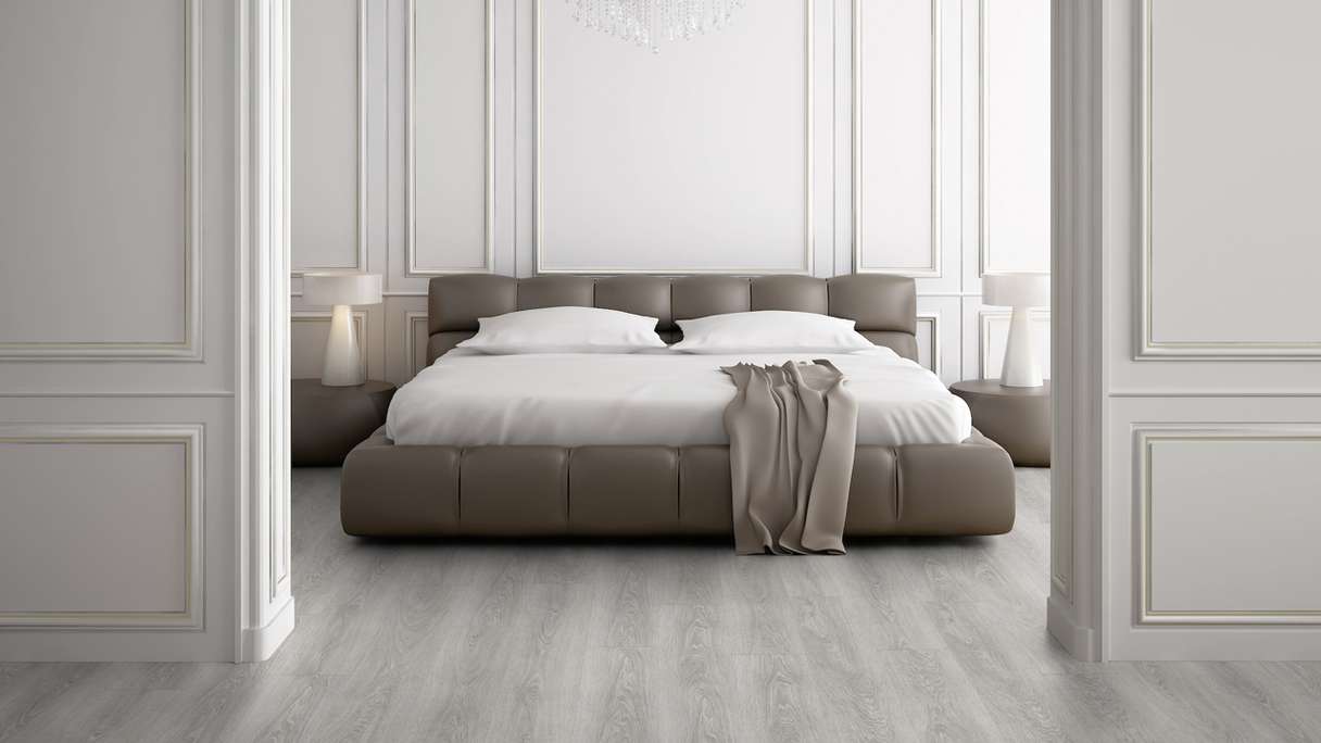 Gerflor Vinyle à coller - Virtuo 30 EIR Bohem Dark Grey | gaufrage synchrone (38991457)