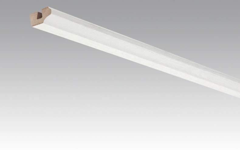 Battiscopa MEISTER battiscopa a soffitto rifiniture in pino bianco artico 4099 - 2380 x 38 x 19 mm (200031-2380-04099)