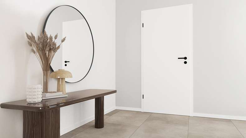 porta interna planeo PUREA Calma White 9003 Design edge | CPL - 1985 x 610|735|860|985 mm