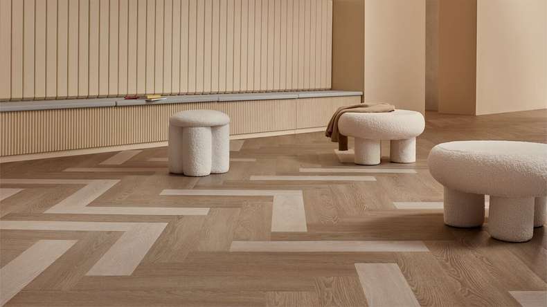 Forbo Allura Wood 70 Vinyle adhésif - Blond Timber 750 x 150 mm (63712DR7)