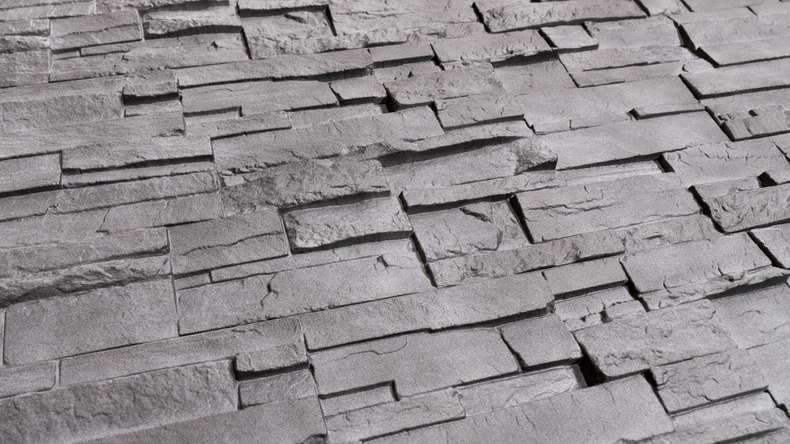 pannello per facciate planeo effetto pietra - NoviStone Antracite 1054 x 334 mm