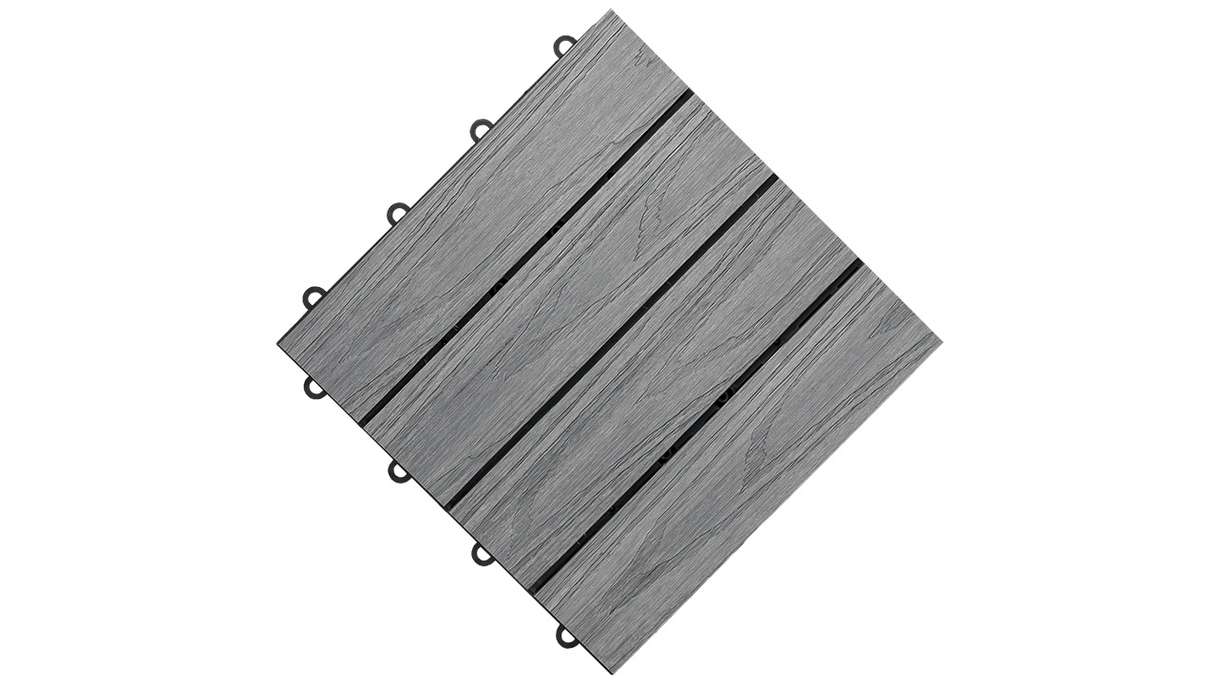 planeo click tile WPC 3D - antracite