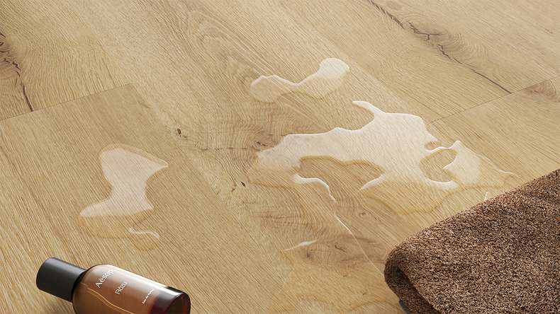 planeo Vinile rigido a incastro - GRANDline Sunlit Oak | Isolamento acustico integrato (NF-Gl-553-N)