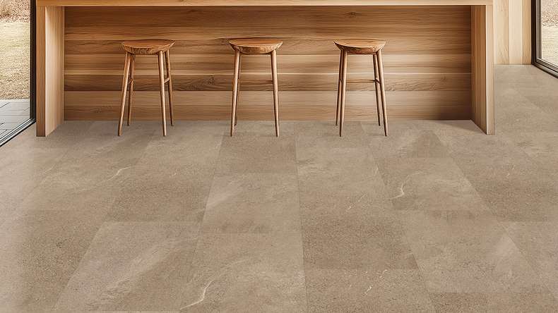Gerflor vinyle à coller - Creation 30 Curton Stone Taupe