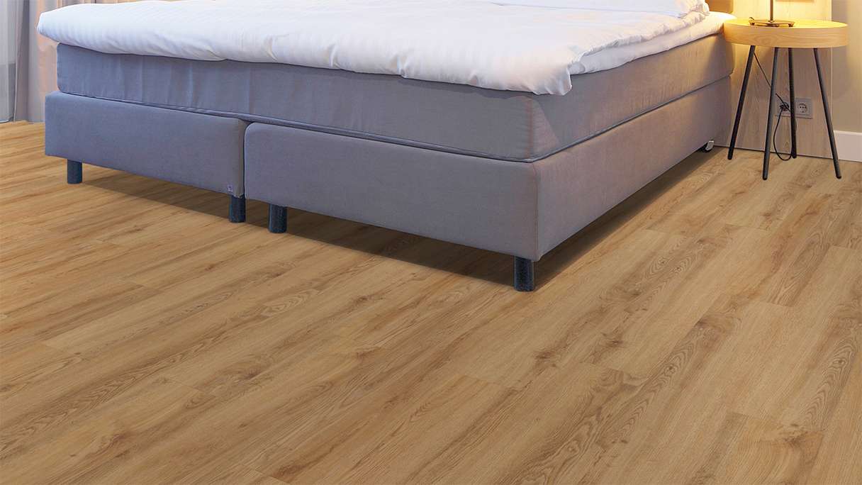 planeo Vinyle à clic rigide - FlexCore 30 Toffee Oak | Isolation phonique intégrée (plfc-5233FS30)
