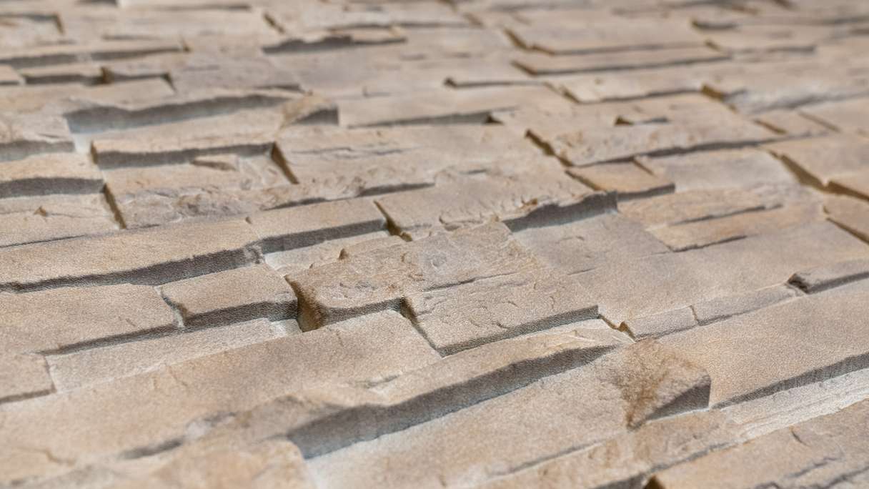 panneau de façade planeo aspect pierre - NoviStone Limestone 1054 x 334 mm