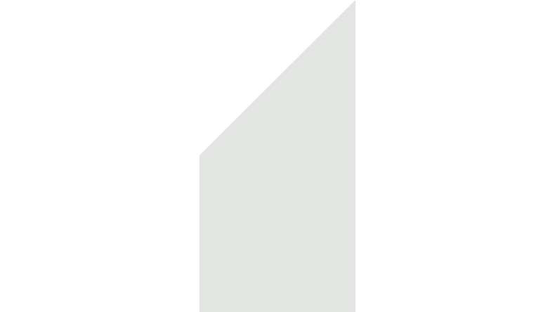 planeo Gardence Flair - Glas-Sichtschutz Schräg Klarglas 90 x 180 cm