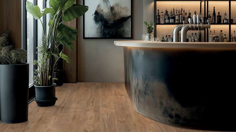 Gerflor Vinyle à clic Rigid - Création 55 Clic Acoustic Savage Oak Greige | Isolation phonique intégrée (61241708)