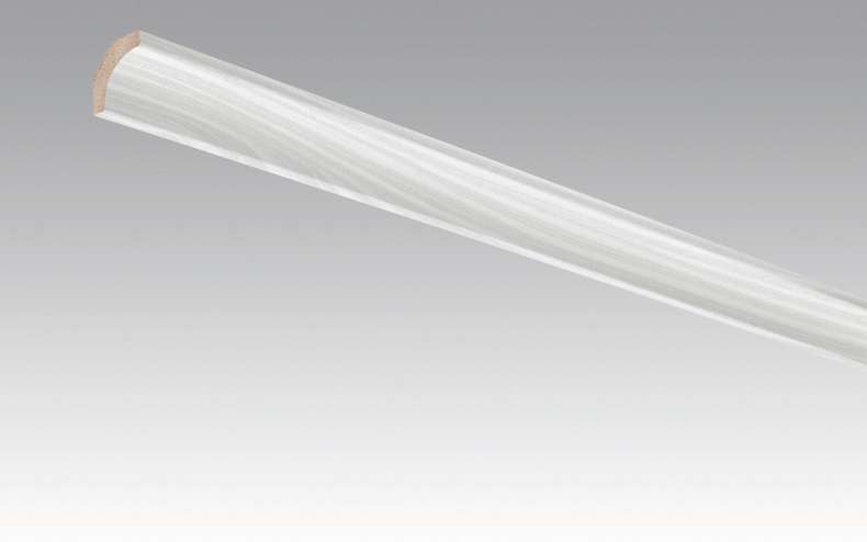 Battiscopa MEISTER con rivestimento in frassino d'argento 330 - 2380 x 22 x 22 mm (200034-2380-00330)