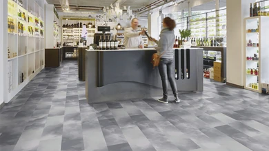 Forbo Allura Materiale 55 vinile adesivo - Nuvole blu (638749DR5_con)