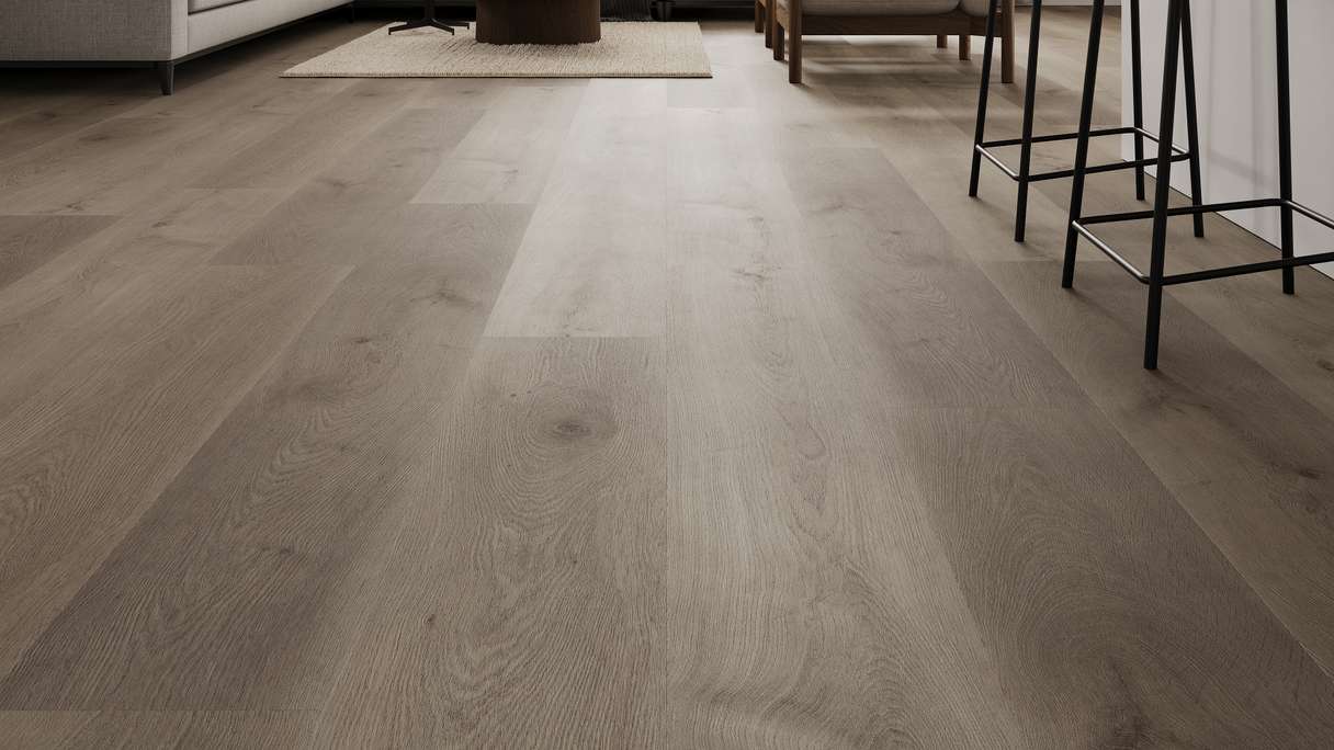 planeo Sol PVC rigide clipsable - Chêne Piräus Plancher XL de 1,82 m de long (P22206U)