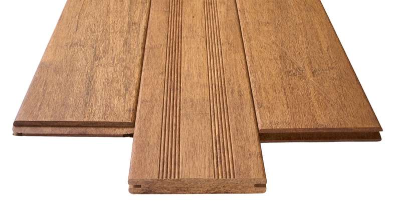 decking in legno planeo - sabbia di bambù 20 x 140 x 2200 mm liscia/francese