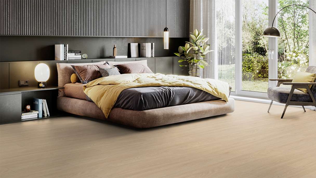 Gerflor vinyle à clic - Senso Premium Rigid Acoustic Country beige | Isolation phonique intégrée (39471625)