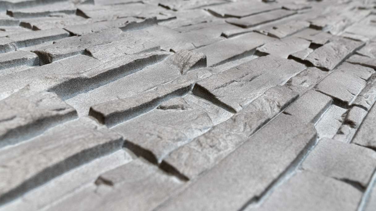 panneau de façade planeo aspect pierre - NoviStone Basalt 1054 x 334 mm