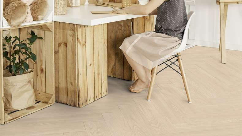 Vinile adesivo Gerflor - Virtuo 55 Glue Down HB Blomma crema | Aspetto autentico (39201463)