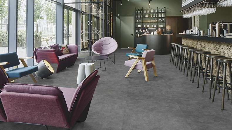 Forbo Allura Materiale 40 Vinile adesivo - Calcestruzzo carbone (624518DR4_con)