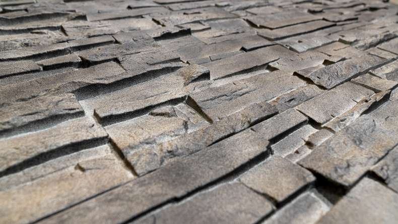 panneau de façade planeo aspect pierre - NoviStone Silex Flint 1054 x 334 mm