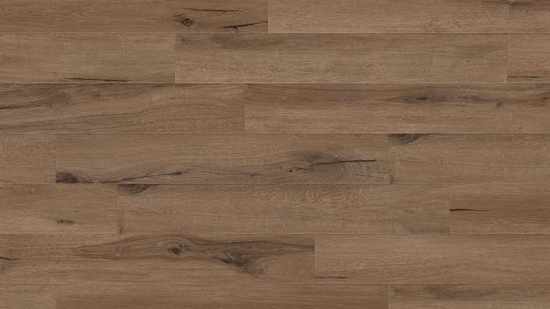Gerflor Vinyle à clic Rigid - Création 55 Clic Acoustic Cedar Dark Brown | Isolation phonique intégrée (61251605)