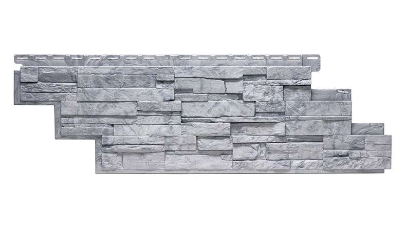 planeo revêtement mural  aspect pierre - NovikStone DS Carrara Collection Grigio - 1054 x 334 mm