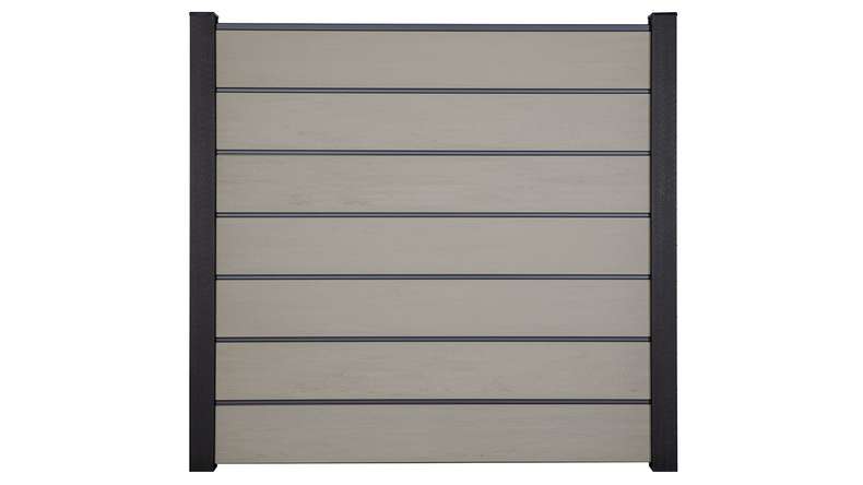 planeo Gardence Deluxe - BPC-Gartenzaun Bi-Color Sand