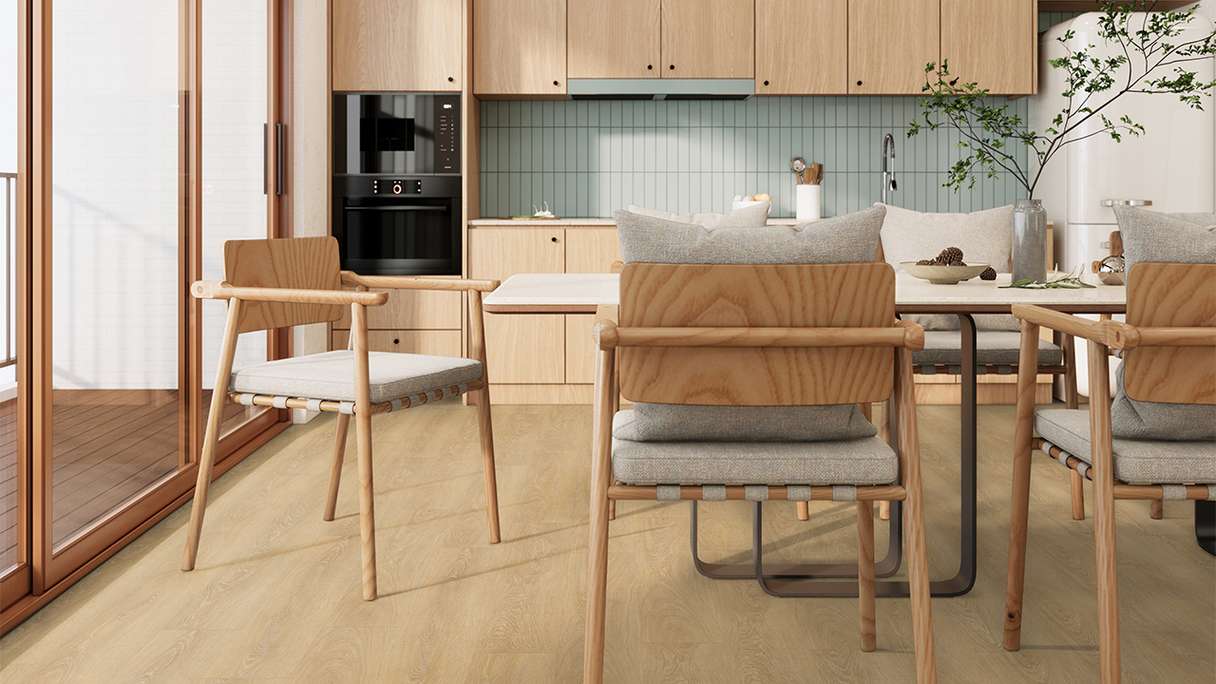 Gerflor Klick Vinyl - Senso Premium Rigid Acoustic Meadow honey | Isolamento acustico integrato (39471540)
