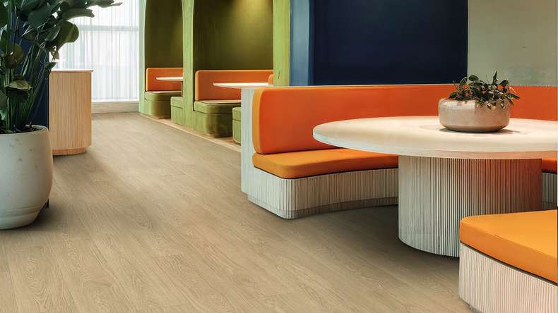 Gerflor Klebevinyl - Creation 30 Lounge Oak Beige | Synchronprägung