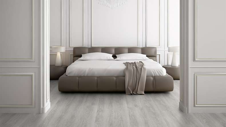 Gerflor Vinile ad incastro - Virtuo 55 Rigid Acoustic EIR Bohem Dark Grey | isolamento acustico integrato (39081457)