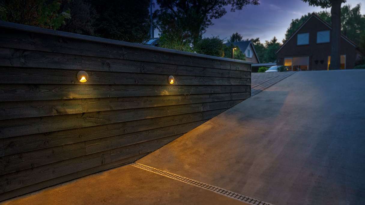 éclairage de jardin planeo 12V - appliques LED appliques Kuma Alu - 6W 294Lumière