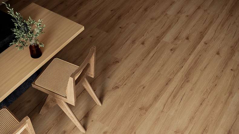 planeo WPC Vinile ad incastro - PUREtec MAX 70 EIR Classic Light Oak | Isolamento acustico integrato (RP-A50-6)