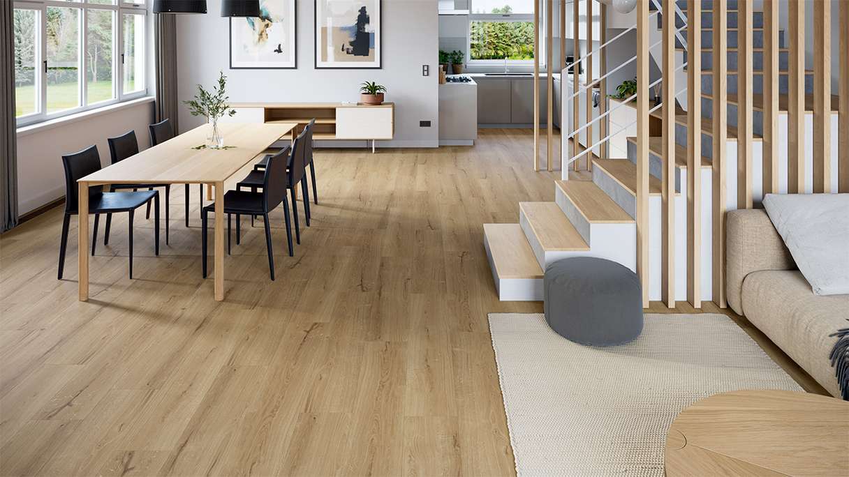 planeo Vinyle à clic rigide - Loft Oak | Isolation phonique intégrée (DF-K-432-055)