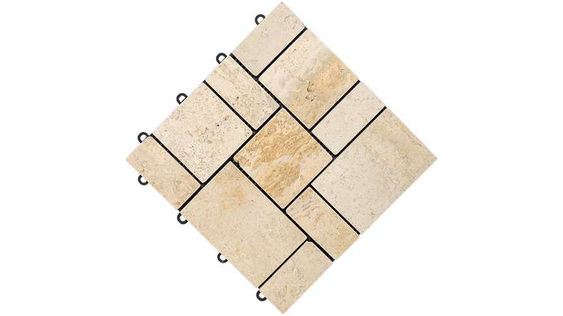 planeo Klickfliese Stone - Traventine Roma