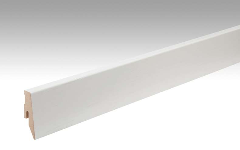 Plinthes MEISTER chêne blanc opaque 1079 - 2380 x 60 x 20 mm (200049-2380-01079)