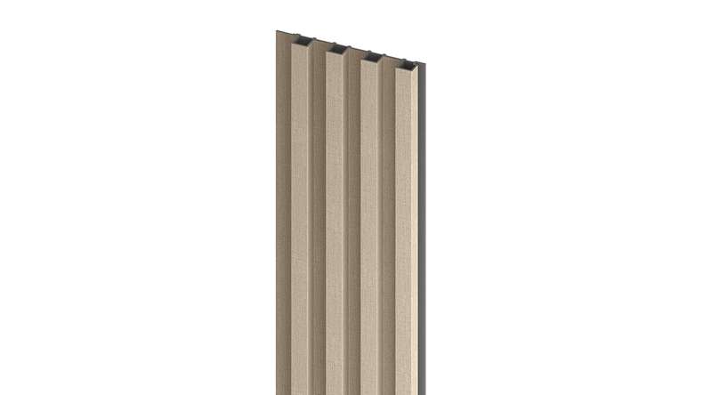 planeo Revêtement mural plastique Panneaux à lamelles M - MPC Linen Structure 16x265