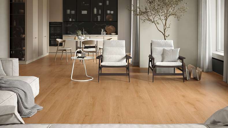 vinile adesivo planeo - Rovere Arezzo ultra opaco | goffratura sincronizzata (MF-DB-1404-XL)