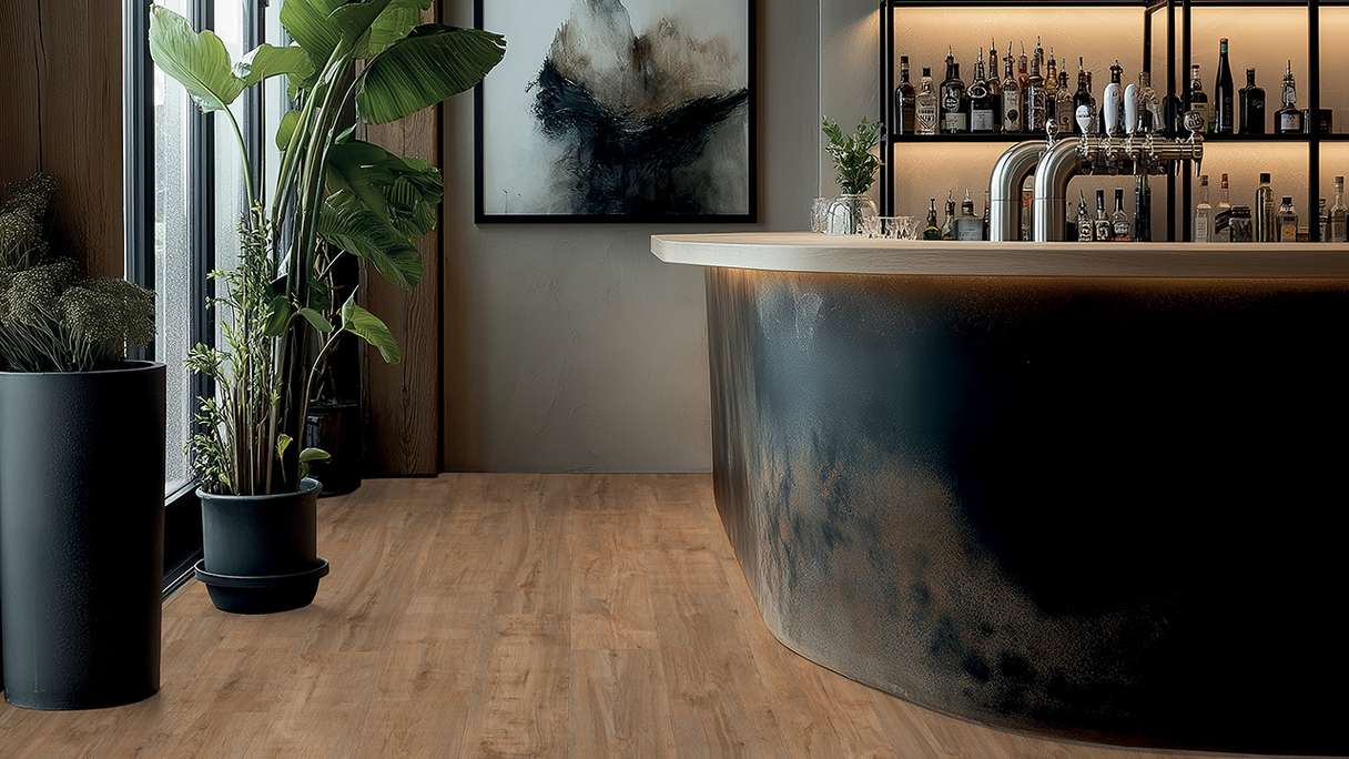 Gerflor Vinyle à clic Rigid - Création 55 Clic Acoustic Savage Oak Greige | Isolation phonique intégrée (61241708)