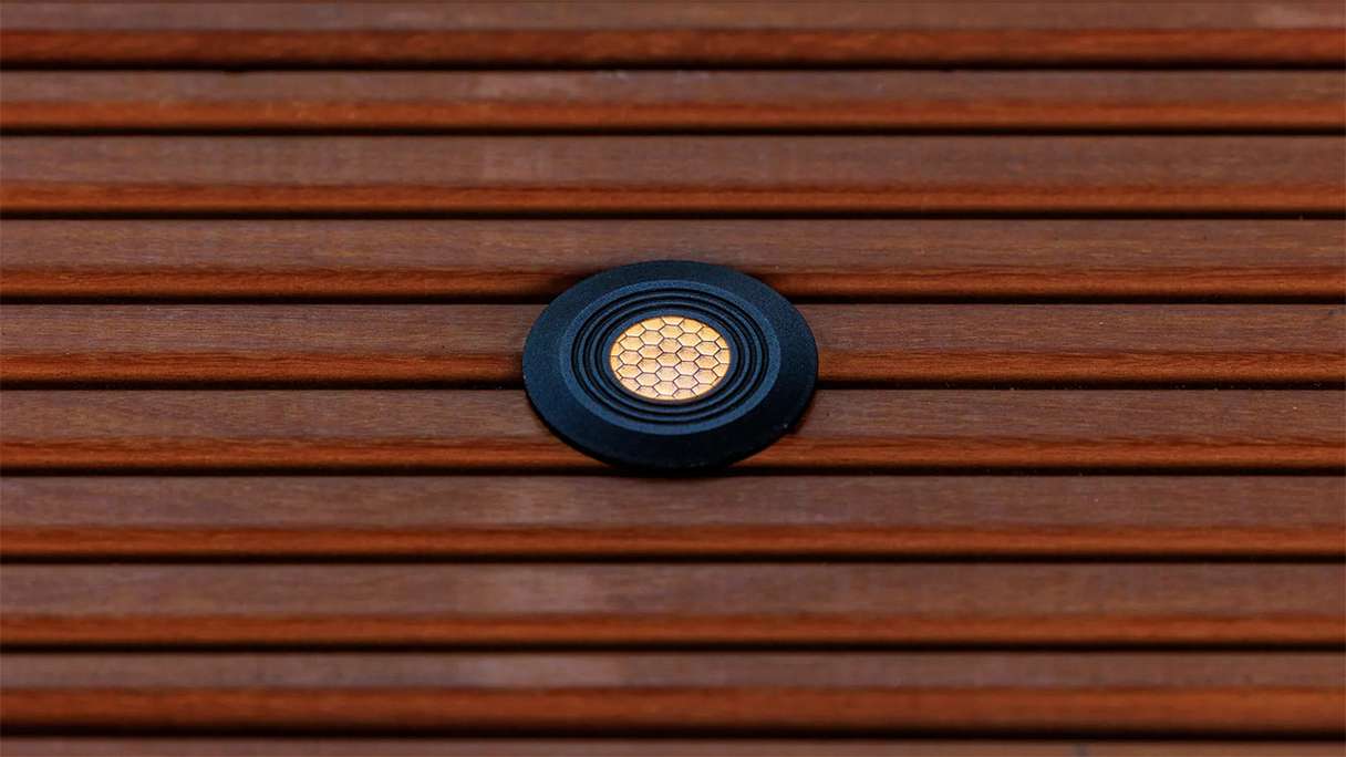 planeo illuminazione patio 12V - Luce da incasso LED Onyx 30 RA - 0,5W 4Lumen