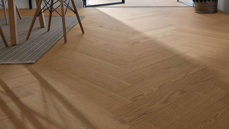 Sol en bois MEISTER Lindura HS 500 - 20233 Chêne classic brun argile verni ultra mat 700 x 140 x 11 mm (500010-0700140-20233)