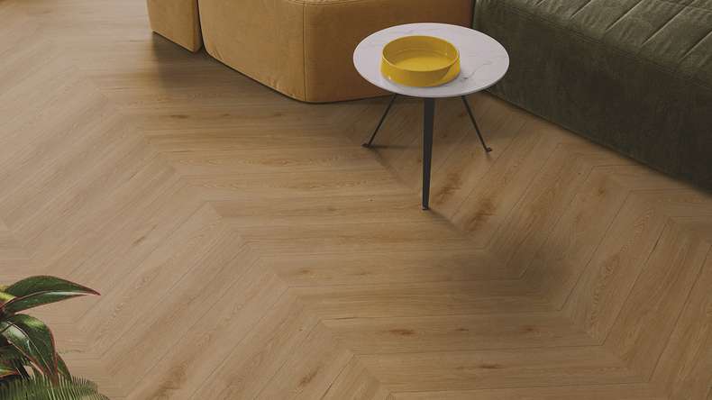 Gerflor Vinyle à clic Rigid - Création 55 Clic Acoustic HB Aquinoah Honey | Isolation phonique intégrée (41921706)