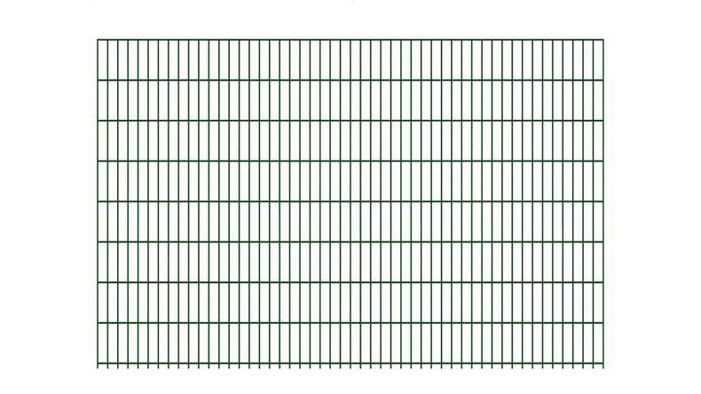 Recinzione a doppia maglia pesante 8/6/8 - Larghezza 2510 mm RAL 6005 verde muschio
