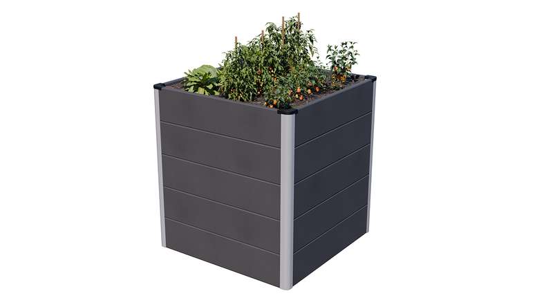 planeo BPC letto rialzato Cube - Antracite | DB703 70 x 70 x 75 cm
