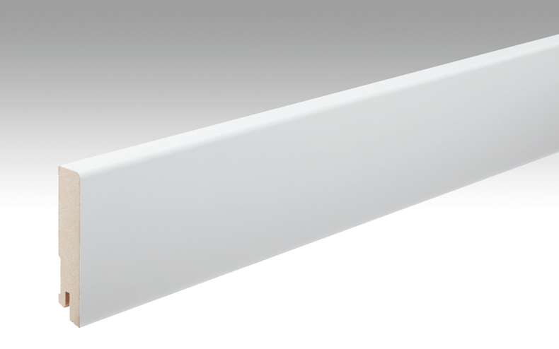 Plinthes MEISTER Blanc à peindre DF 2222 - 2380 x 80 x 16 mm (200011-2380-02222)