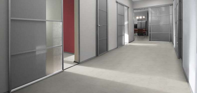 Skaben Sol PVC clipsable - ProfiKlick Pierre d'Assise argent| imperméable (SP-6202122)