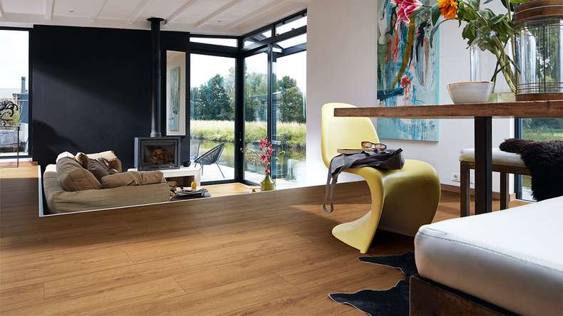 Sol design MEISTER MeisterDesign. next DD 500 S - 06999 Golden Oak | Isolation phonique intégrée (400054-1287220-06999)